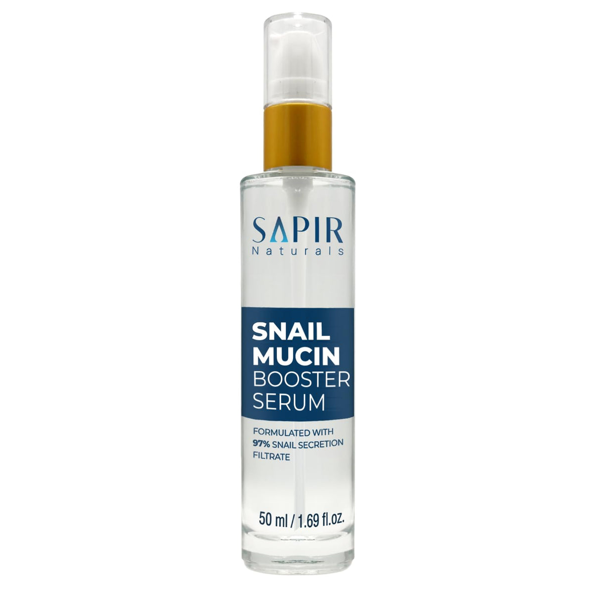 Snail Mucin Repair Booster 50 Ml – Formulated with 97% Snail Secretion Filtrate – Facial Skin Care for Women with Hyaluronic Acid – Anti‑Aging